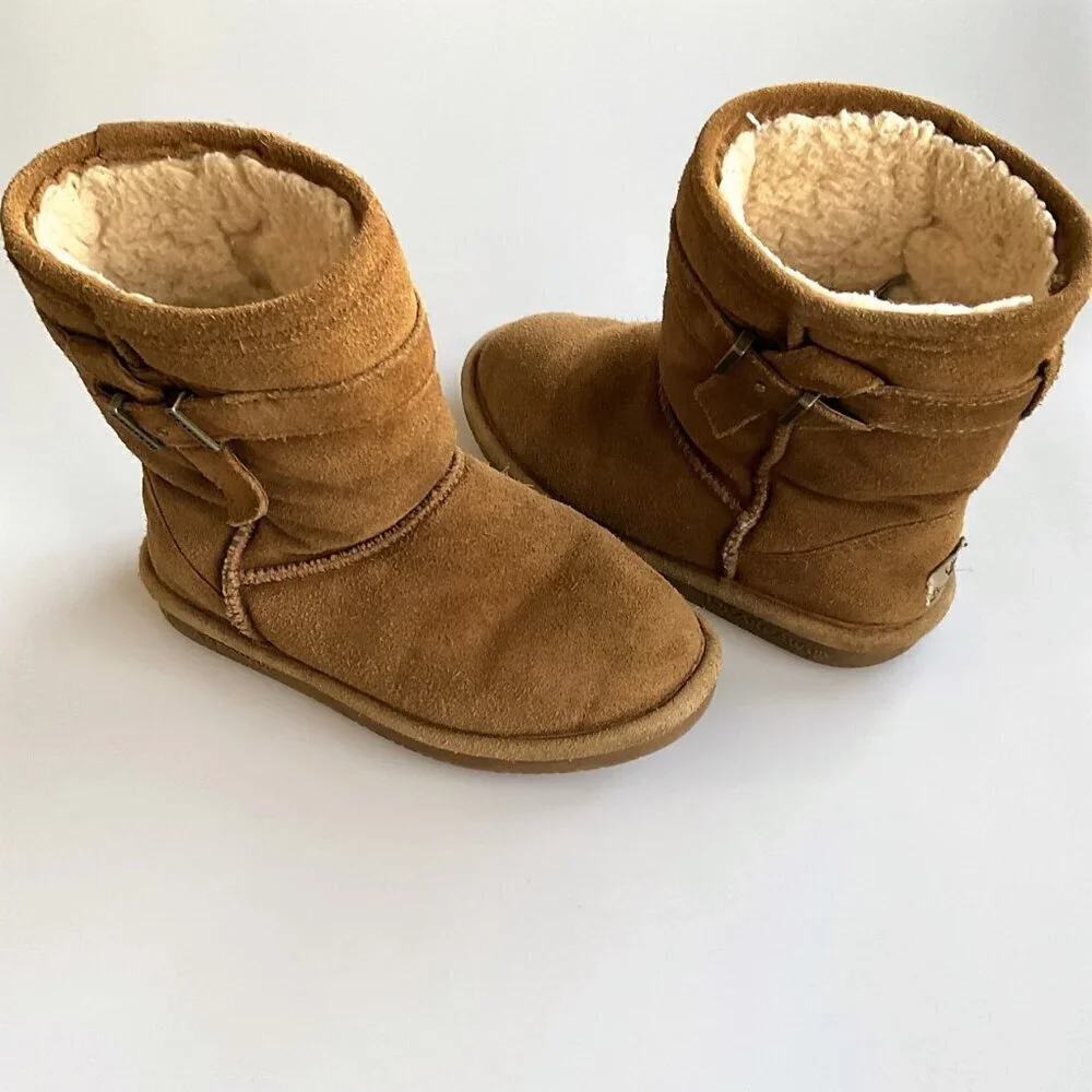 BEARPAW  BOOTS GIRLS SIZE 1 GUC
